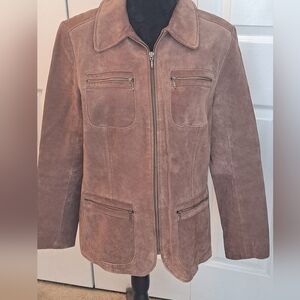 i.e. relaxed Soft Suede Women's Jacket    Size M